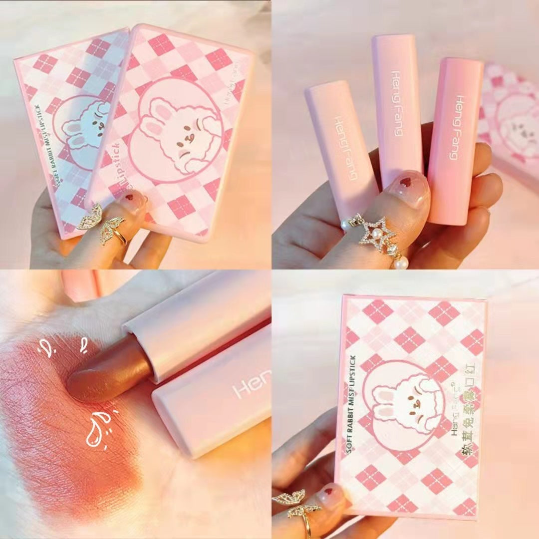 Soft Velvet Rabbit Soft Mist Lipstick Matte Mist Face Six-piece Box