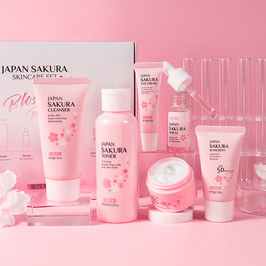 Skin Care Set JAPAN SAKURA Women Beauty Gift Sets Skin Care