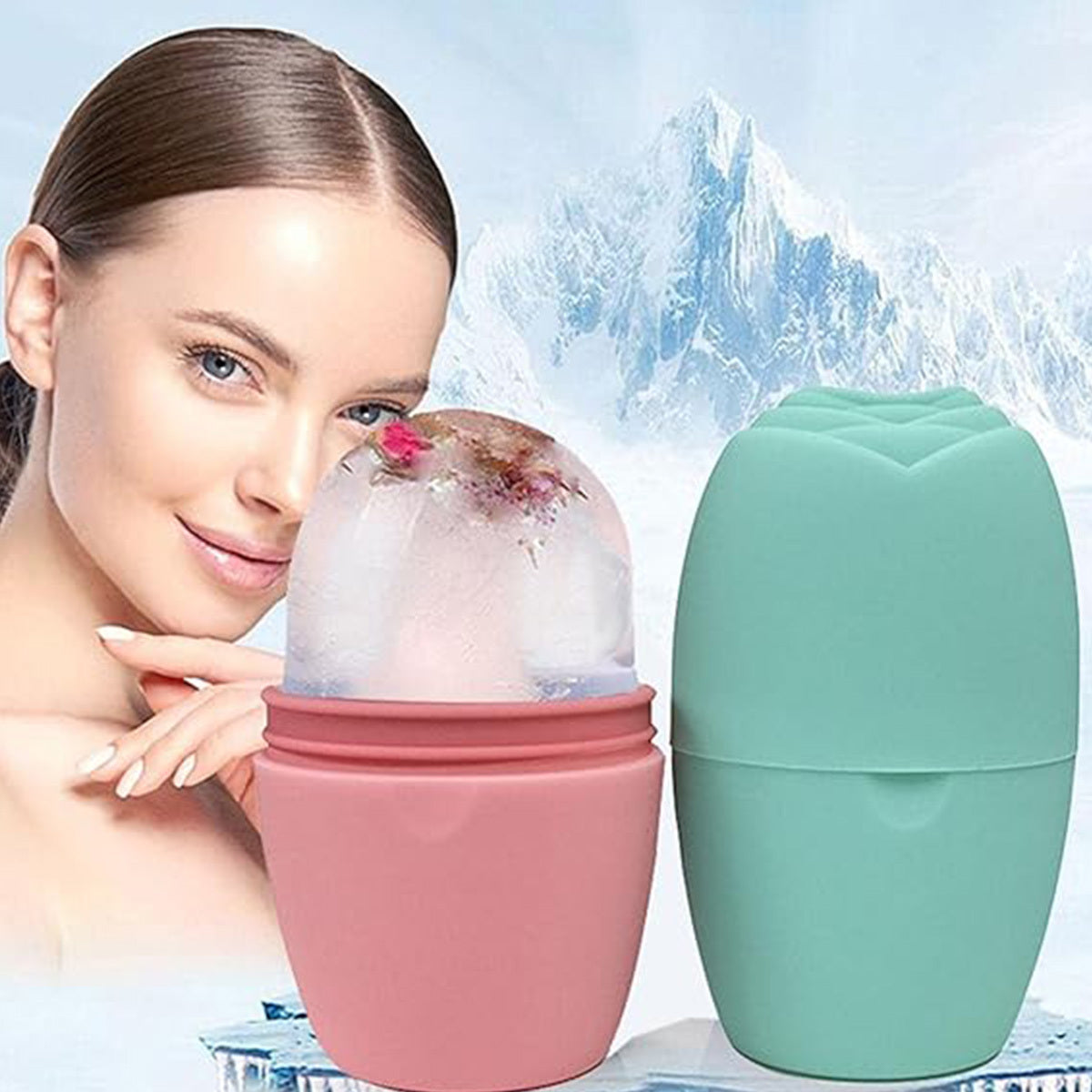 Ice Face Roller, Ice Roller For Face And Eye Beauty, Ice Massage Cup