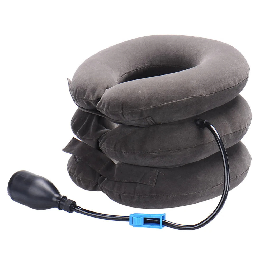 Neck Support Cushion Inflatable Air Cervical Neck Traction Device