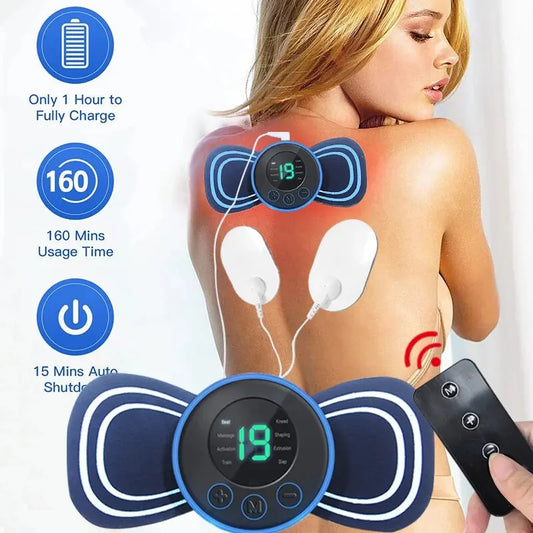 Neck Massager, Lymphatic Drainage Massager, Portable Mini Back Massage