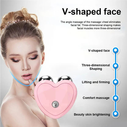 EMS Face Lifting Machine Facial Massager Microcurrent Roller Skin Tightening