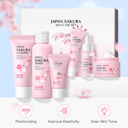 Skin Care Set JAPAN SAKURA Women Beauty Gift Sets Skin Care